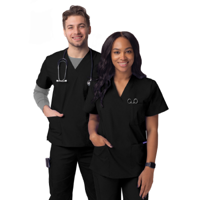 V-Neck 3 Pocket Top