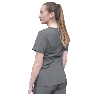 Elevated V- neck Scrub Top