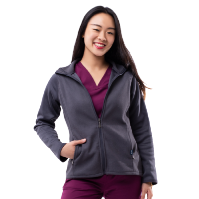 Performance Full Zip Bonded Fleece Jacket Pro By Adar